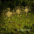 Fireworks solar LED luz